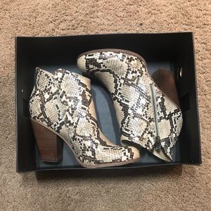 Michael Shannon snakeskin booties